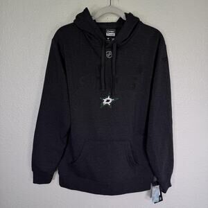 Dallas Stars Hoodie Mens Medium NHL Hockey Fanatics Authentic Pro Pullover Grey